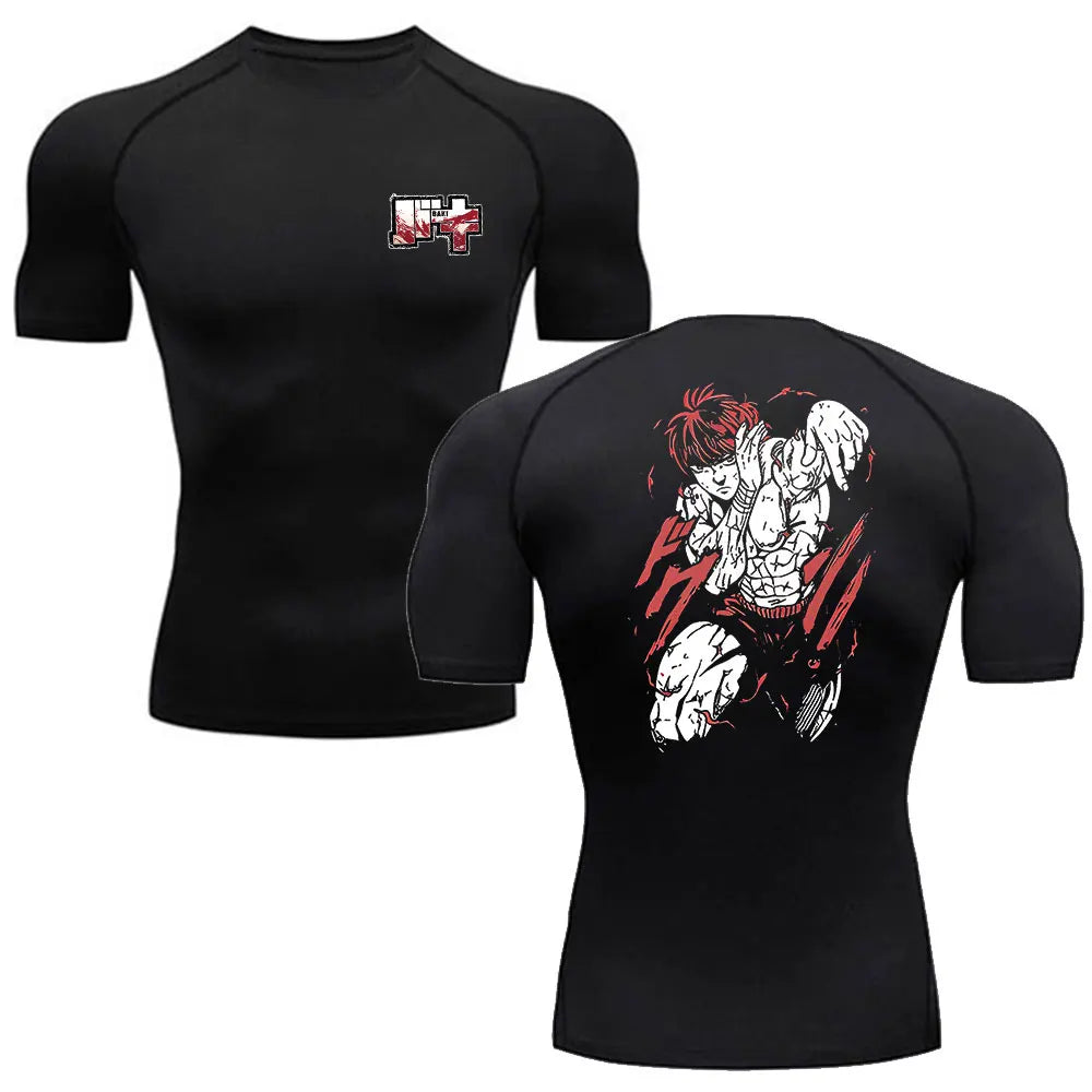 Baki Men's Compression Gym Shirt