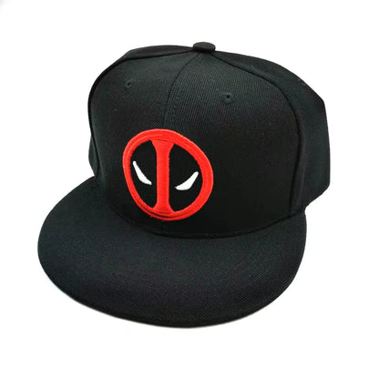 Anime Deadpool Hat Cosplay Wade Winston Wilson Flat Brim Hat Outdoor Duckbill Hat Unisex Hip-Hop Hat Sunshade Hat